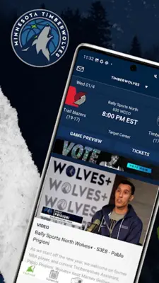 Timberwolves + Target Center android App screenshot 9