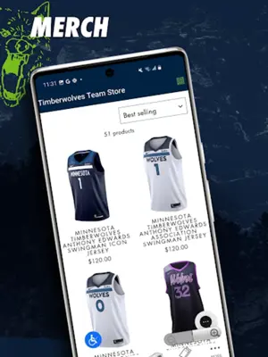 Timberwolves + Target Center android App screenshot 2