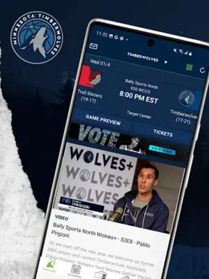 Timberwolves + Target Center android App screenshot 4