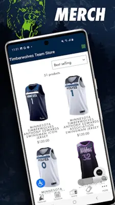 Timberwolves + Target Center android App screenshot 7